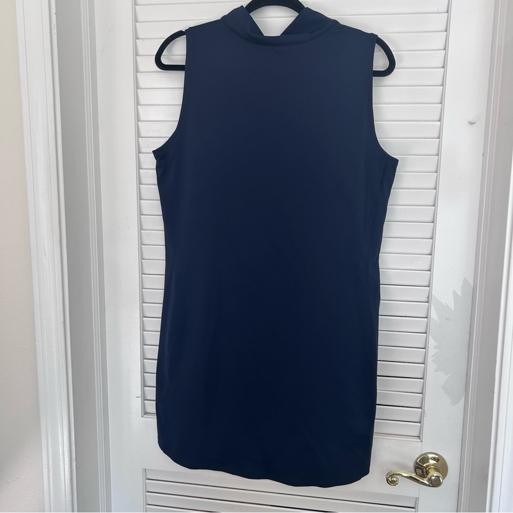 Tommy Bahama golf dress island zone navy blue large half zip tunic pockets - Picture 6 of 6